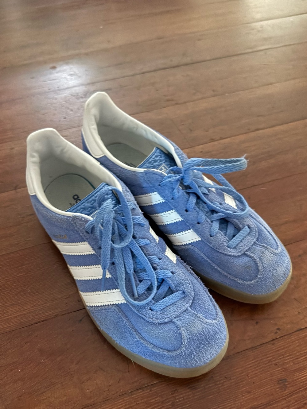 adidas gazelle Sneakers - Light Blue/White